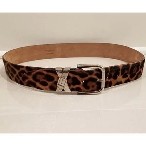 •SOLD• Dolce & Gabbana belt w/ calf hair